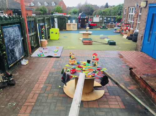 Tortoise Nursery outdoor learning area